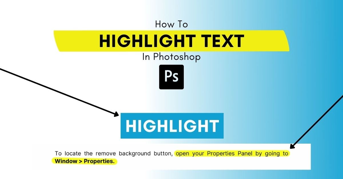 How To Highlight Text In Photoshop (2 Easy Ways)