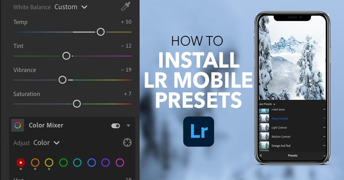 How To Install Presets In Lightroom Mobile (Step By Step)