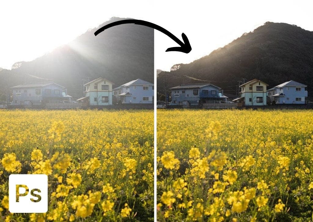 How To Remove Lens Flare In Photoshop (4 Best Ways)