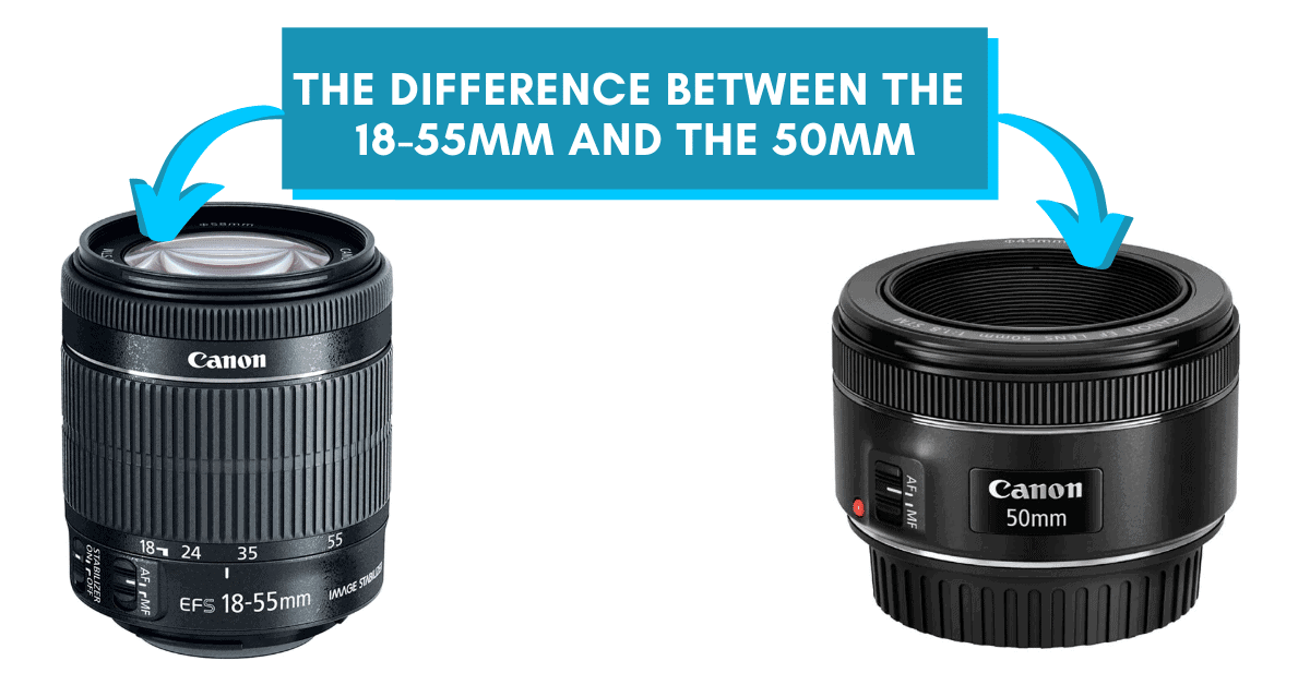 What Is The Difference Between An 18-55mm And A 50mm Lens?
