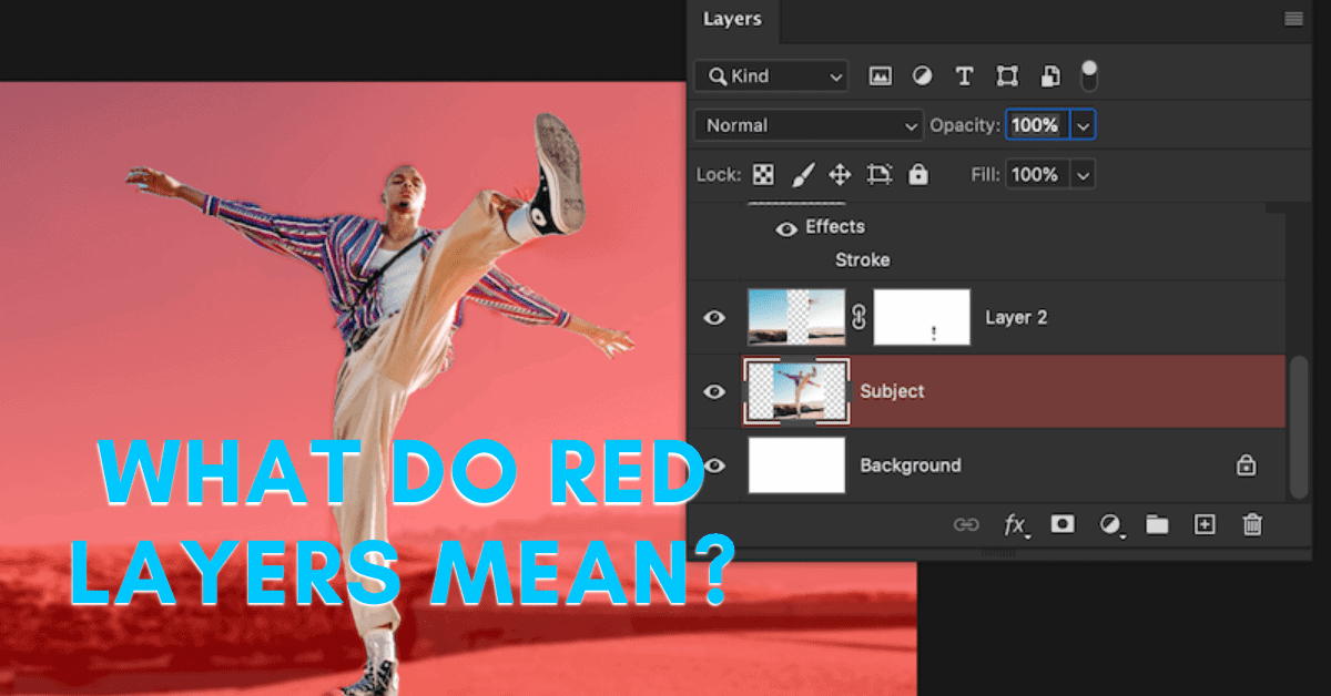 Why Is My Layer Red In Photoshop? - How To Fix