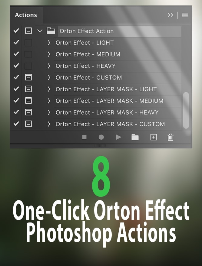 Glow Actions for Photoshop — Orton Effect sample image